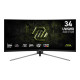 MSI MAG 345CQRF E20 pantalla para PC 86,4 cm (34'') 3440 x 1440 Pixeles UltraWide Dual Quad HD Negro